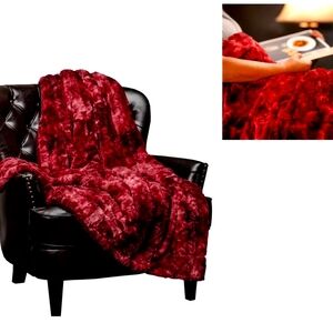 New Chanasya Sherpa Luxurious Premier Line Faux Shearling Fur Throw Blanket